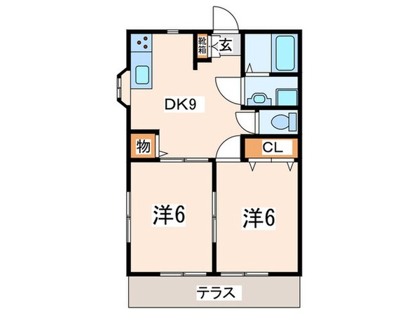 ヒルズＳ・Ｋの物件間取画像